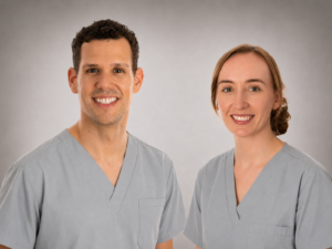 Dr Joao Souteiro and Dr Melanie Bennett